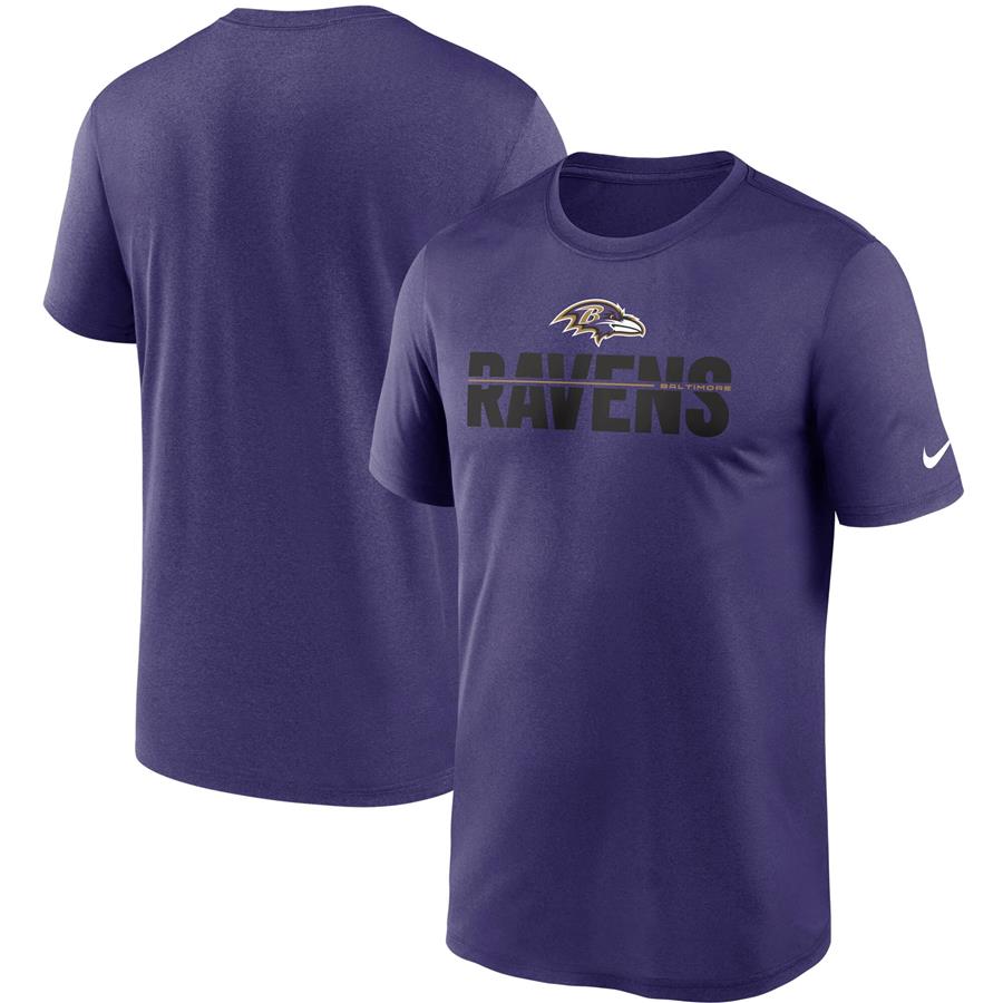 Baltimore Ravens Nike Legend Microtype Performance T-Shirt - Purple