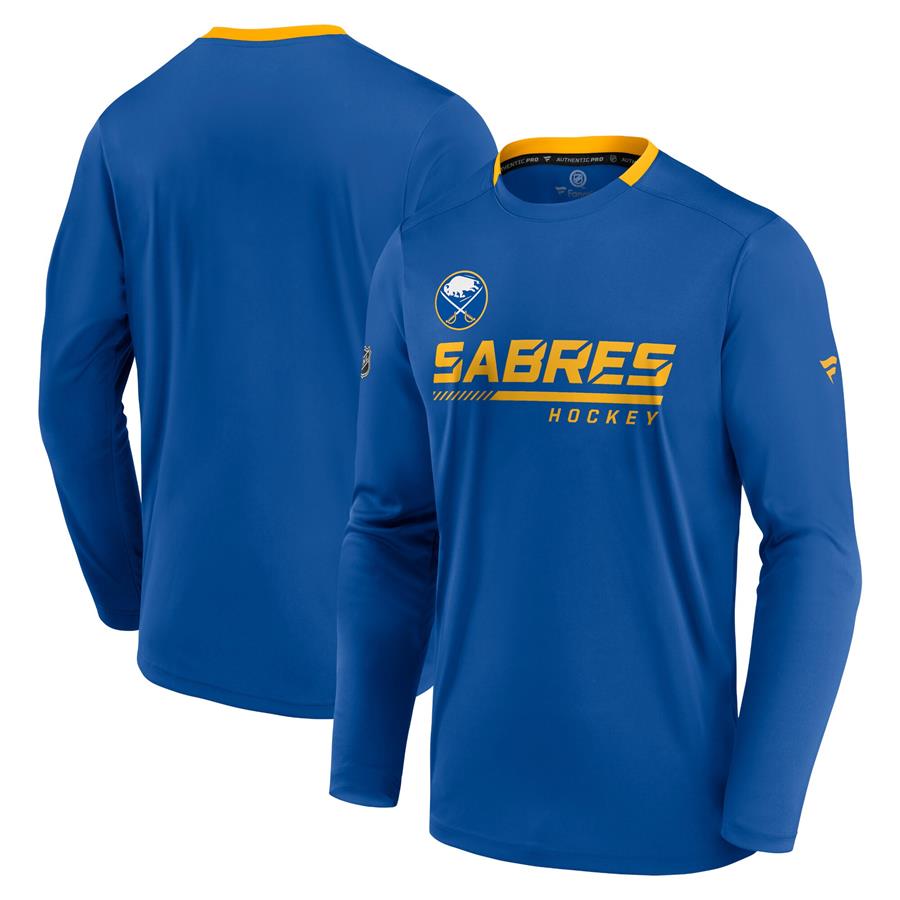 Buffalo Sabres Fanatics Branded Authentic Pro Locker Room Long Sleeve T-Shirt - Royal
