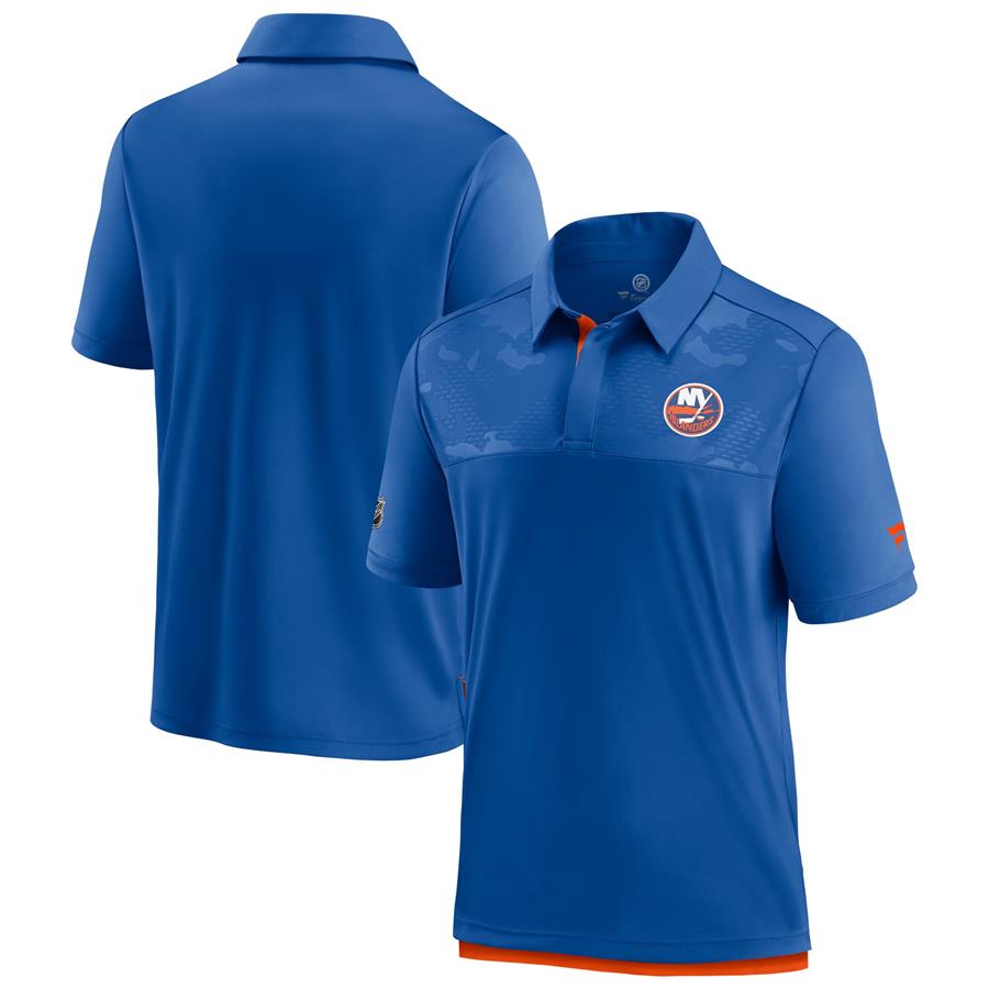 New York Islanders Fanatics Branded Authentic Pro Locker Room Team Polo - Royal
