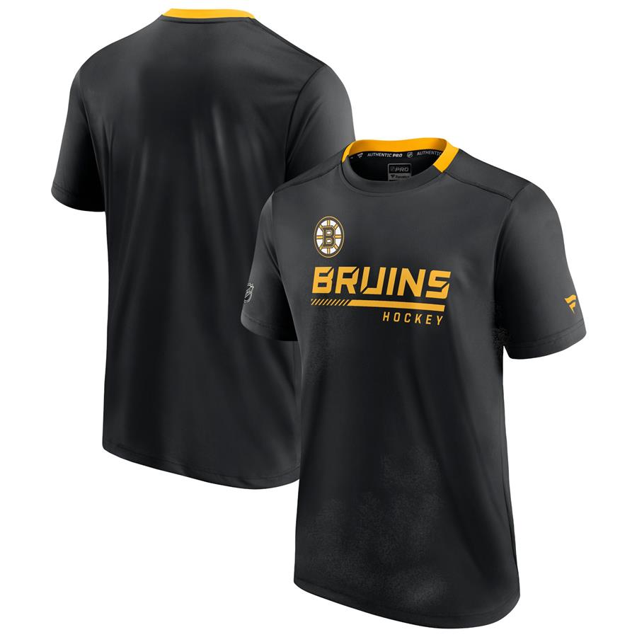 Boston Bruins Fanatics Branded Authentic Pro Locker Room T-Shirt - Black