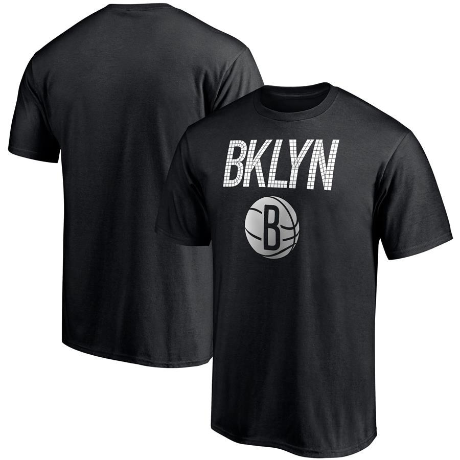 Brooklyn Nets Fanatics Branded Post Up Hometown Collection T-Shirt - Black