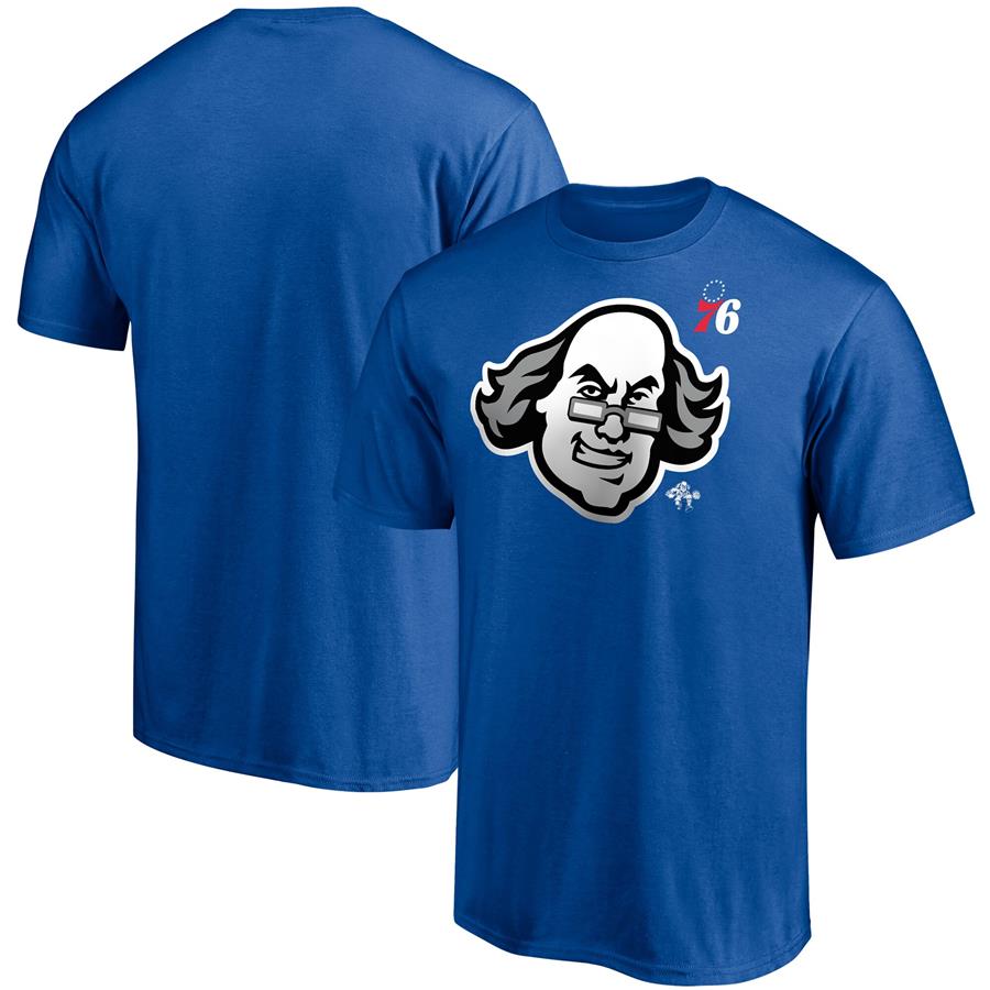 Philadelphia 76ers Fanatics Branded Post Up Hometown Collection T-Shirt - Royal