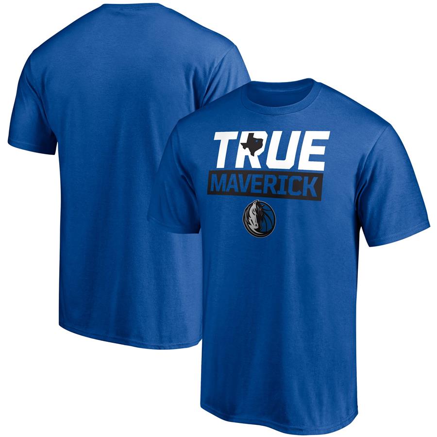 Dallas Mavericks Fanatics Branded Post Up Hometown Collection T-Shirt - Blue
