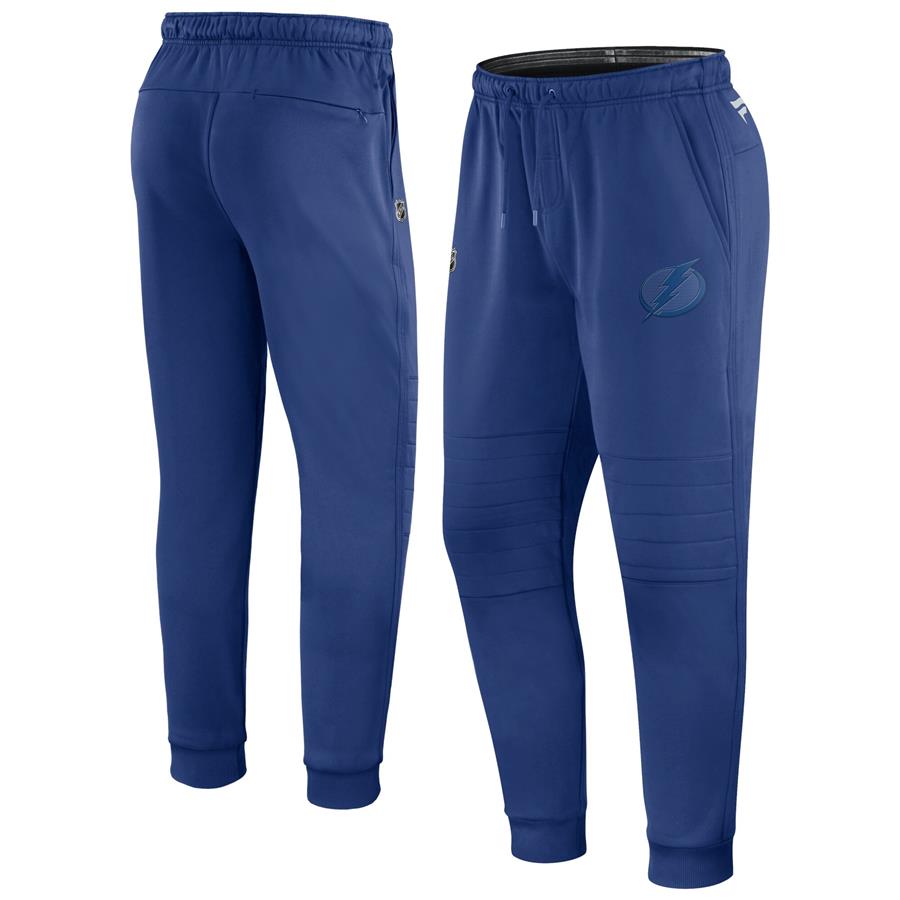 Tampa Bay Lightning Fanatics Branded Authentic Pro Team Travel & Training Sweatpants - Blue