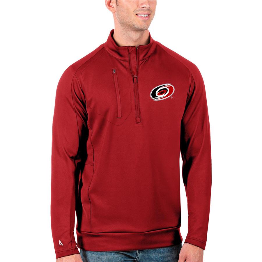 Carolina Hurricanes Antigua Generation Quarter-Zip Pullover Jacket - Red
