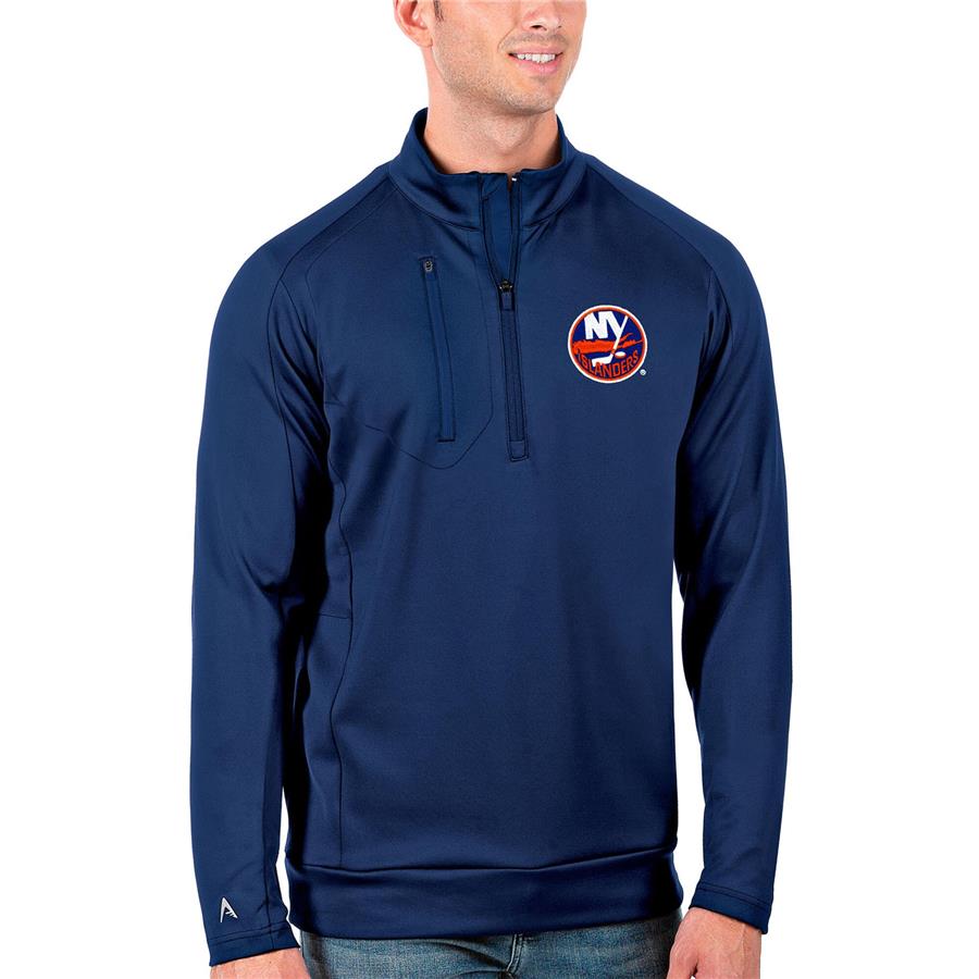 New York Islanders Antigua Generation Quarter-Zip Pullover Jacket - Royal