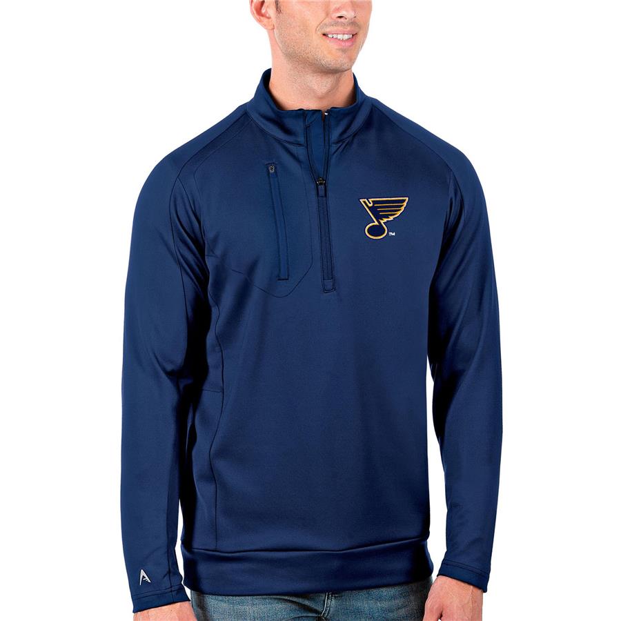 St. Louis Blues Antigua Generation Quarter-Zip Pullover Jacket - Royal