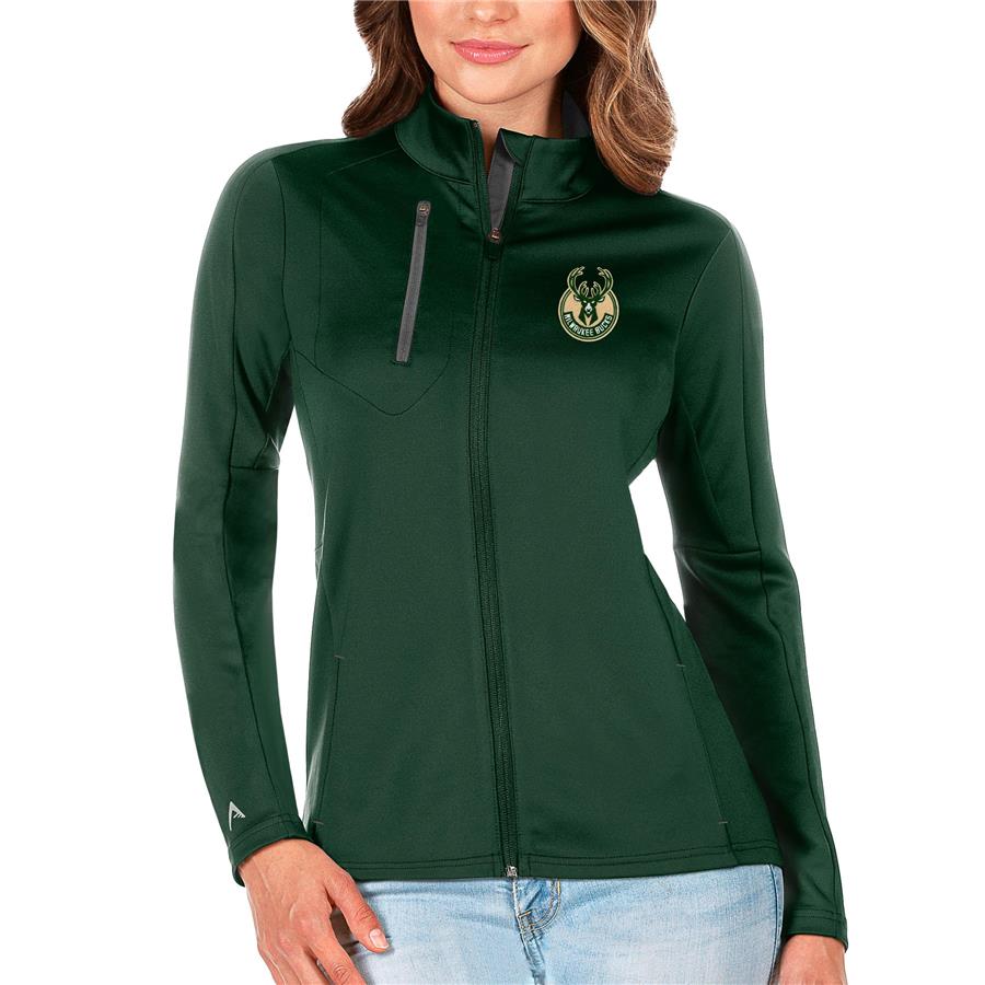 Milwaukee Bucks Antigua Women's Generation Full-Zip Jacket - Green