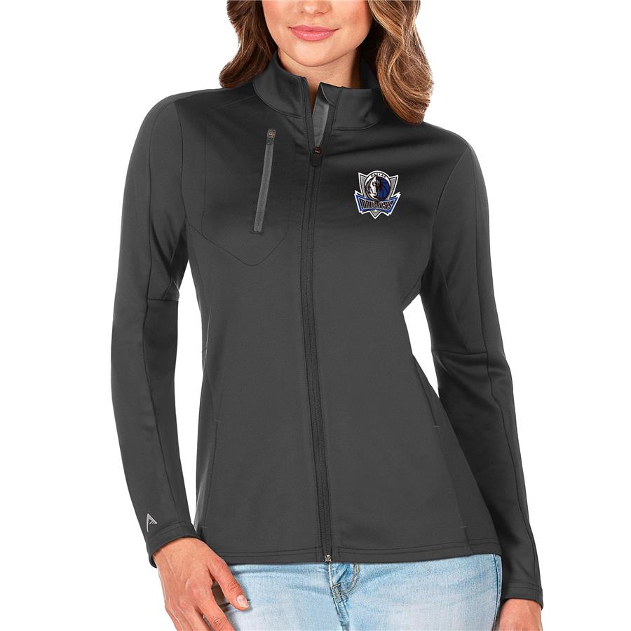Dallas Mavericks Antigua Women's Generation Full-Zip Jacket - Gray
