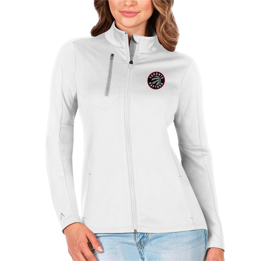 Toronto Raptors Antigua Women's Generation Full-Zip Jacket - White