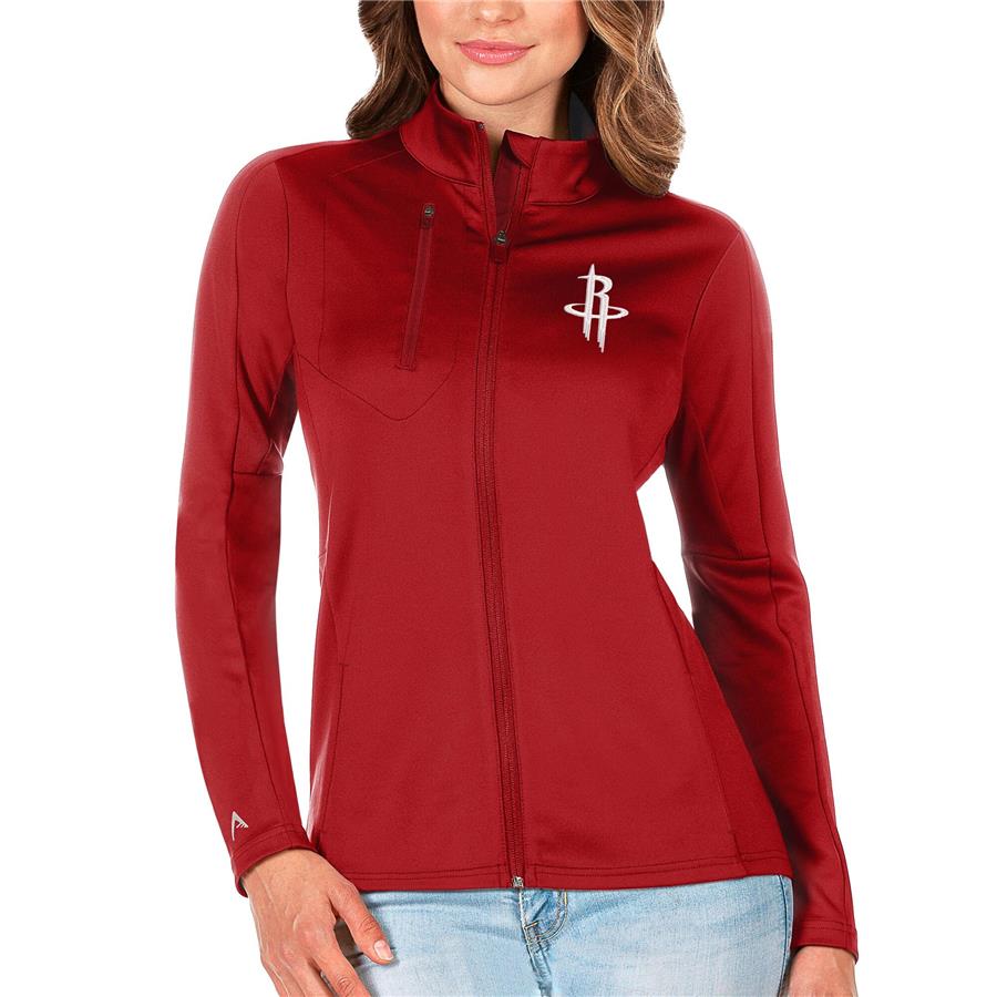 Houston Rockets Antigua Women's Generation Full-Zip Jacket - Red