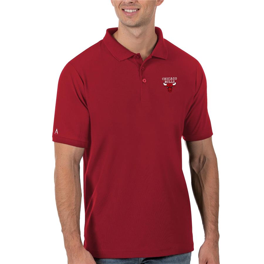 Chicago Bulls Antigua Legacy Pique Polo - Red