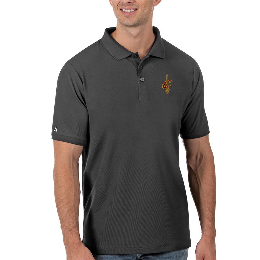 Cleveland Cavaliers Antigua Legacy Pique Polo - Gray