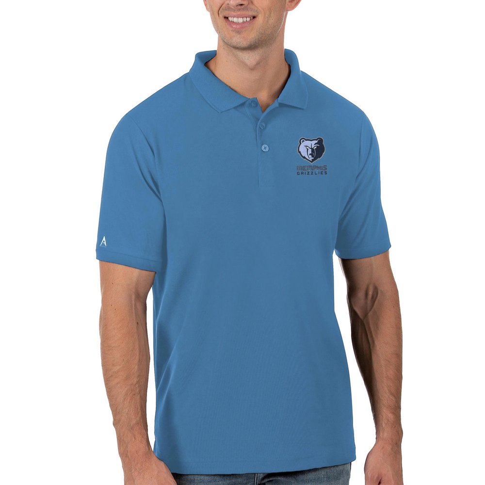 Memphis Grizzlies Antigua Legacy Pique Polo - Blue