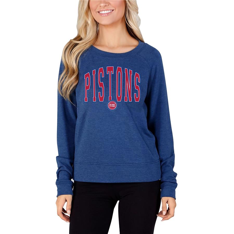 Женский лонгслив Detroit Pistons Concepts Sport Mainstream Terry (синий)