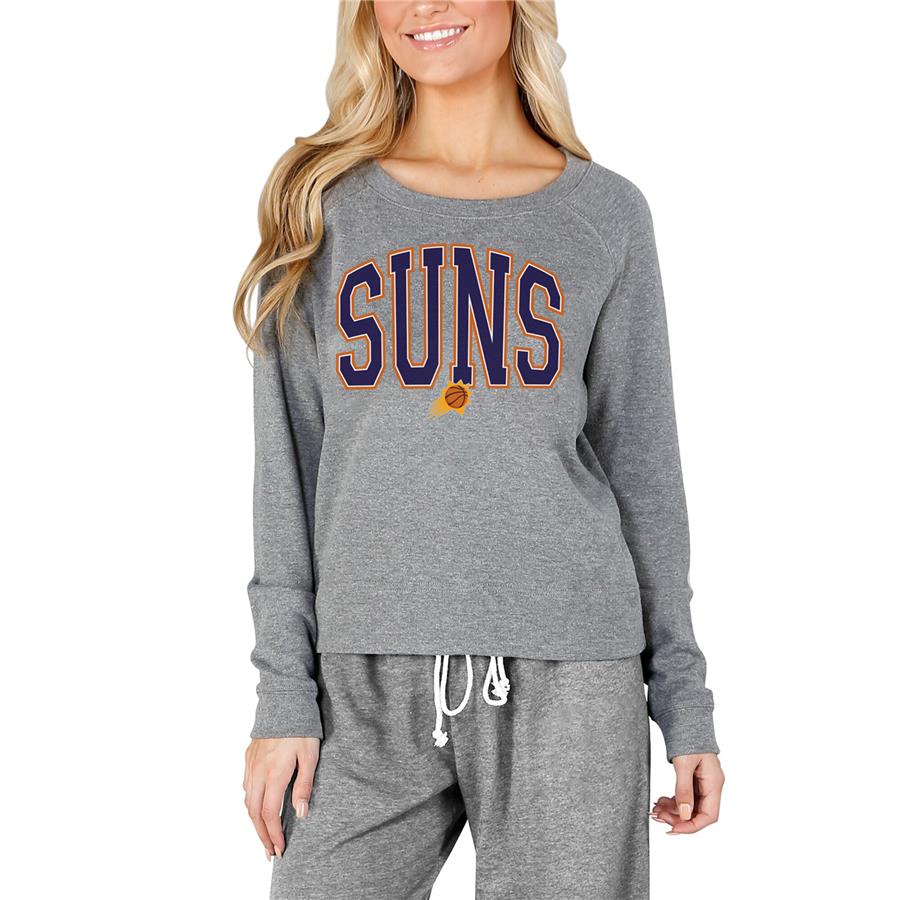 Женский лонгслив Phoenix Suns Concepts Sport Mainstream Terry (серый)