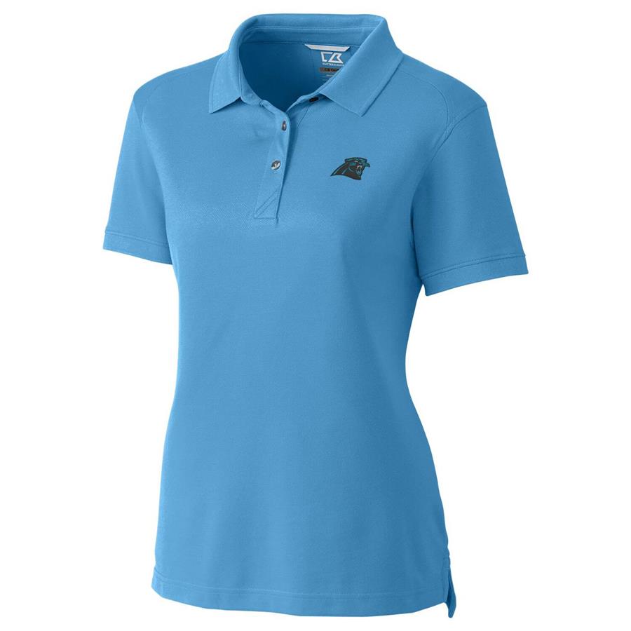 Carolina Panthers Cutter & Buck Women's Advantage Polo - Blue