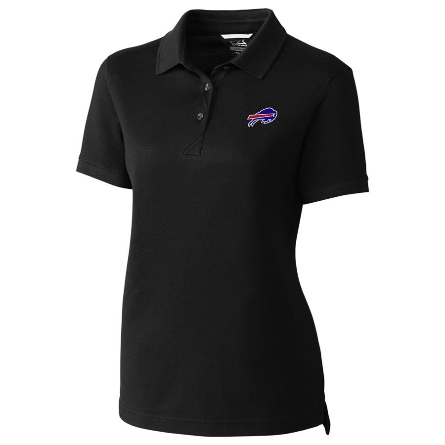 Buffalo Bills Cutter & Buck Women's Advantage Polo - Black