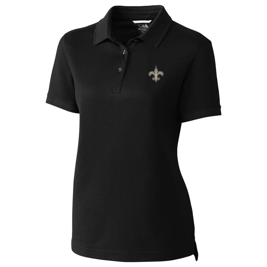 New Orleans Saints Cutter & Buck Women's Advantage Polo - Black