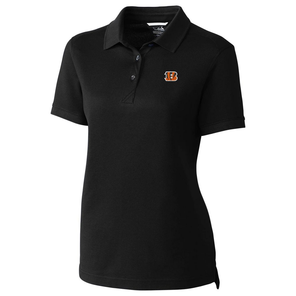 Cincinnati Bengals Cutter & Buck Women's Advantage Polo - Black