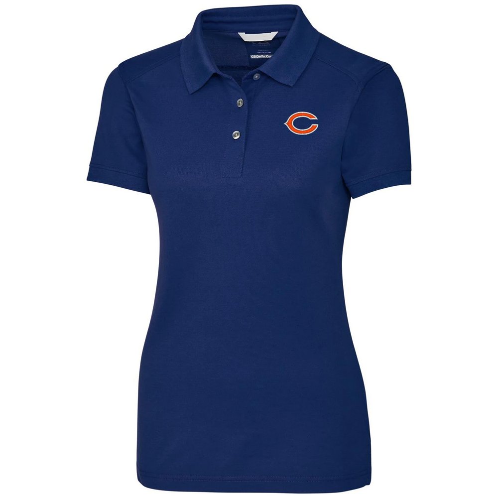 Chicago Bears Cutter & Buck Women's Advantage Polo - Blue