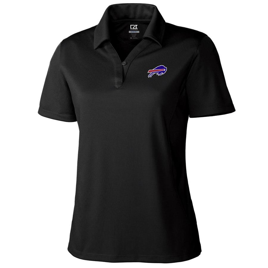 Buffalo Bills Cutter & Buck Women's DryTec Genre Polo - Black