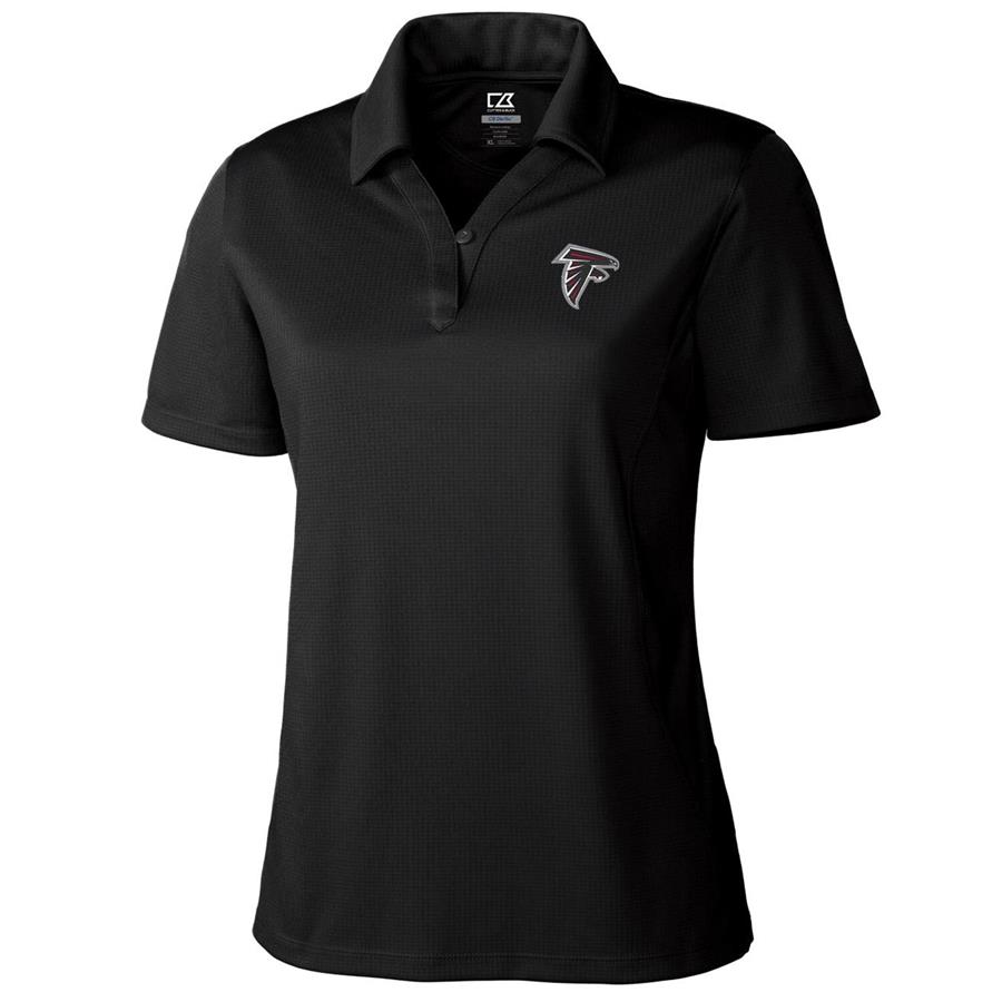 Atlanta Falcons Cutter & Buck Women's DryTec Genre Polo - Black