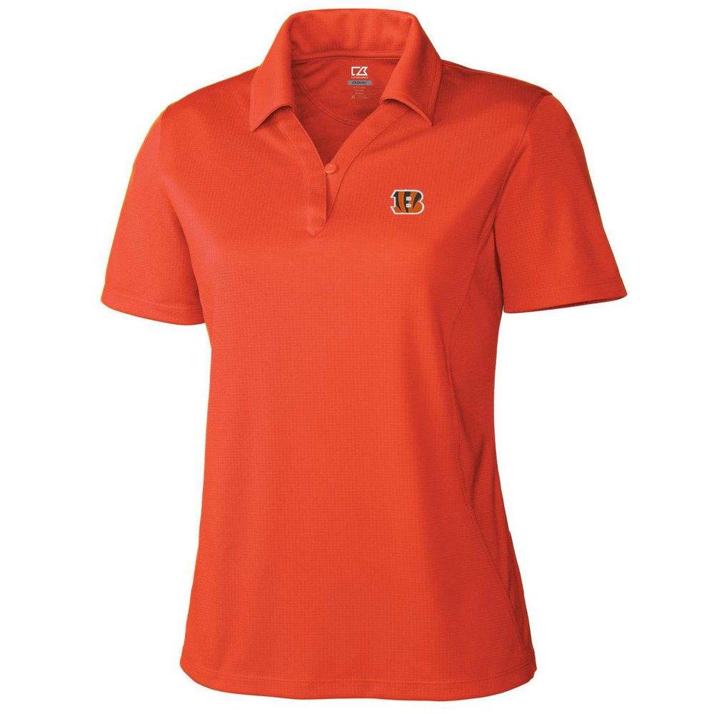 Cincinnati Bengals Cutter & Buck Women's DryTec Genre Polo - Orange