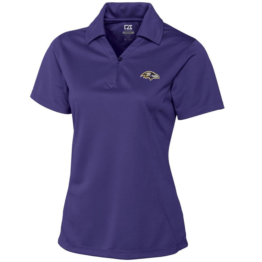 Baltimore Ravens Cutter & Buck Women's DryTec Genre Polo - Purple