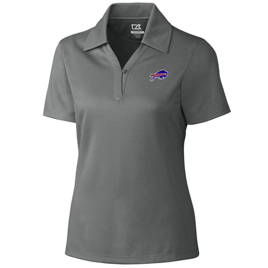 Buffalo Bills Cutter & Buck Women's DryTec Genre Polo - Gray
