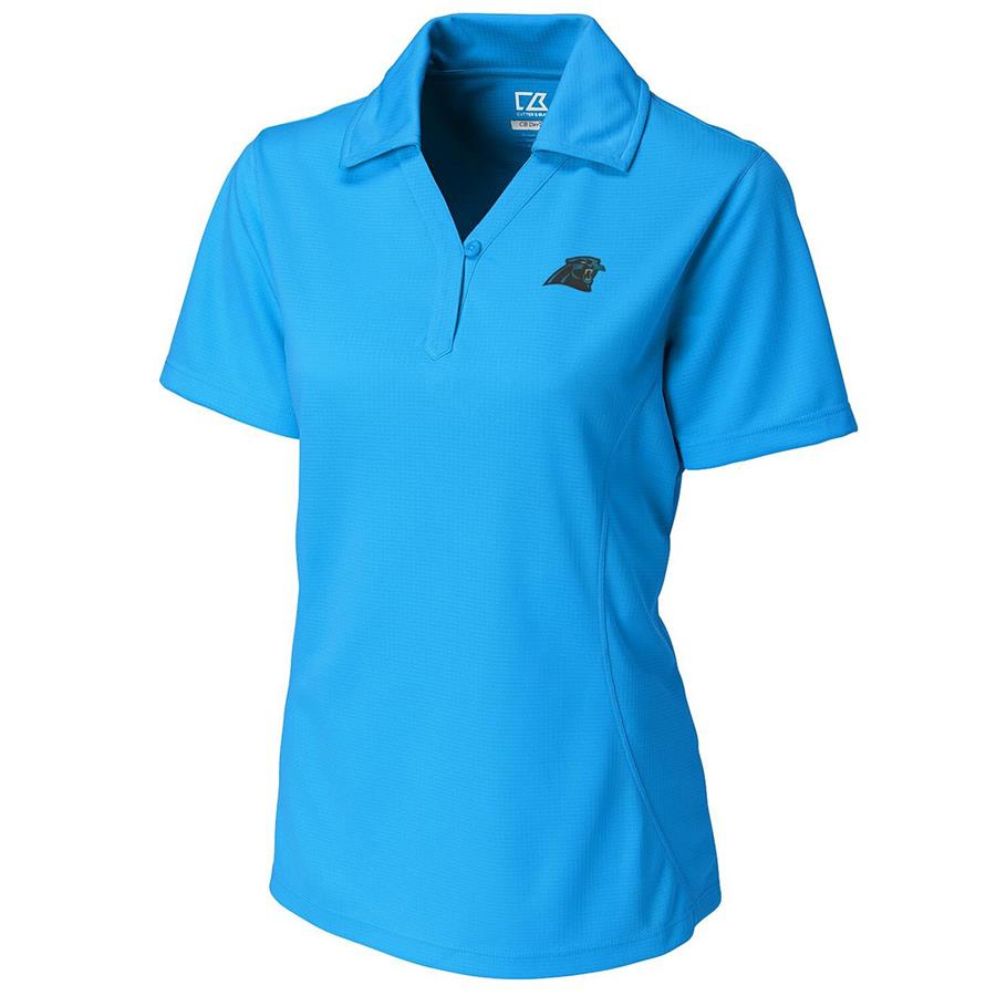 Carolina Panthers Cutter & Buck Women's DryTec Genre Polo - Blue