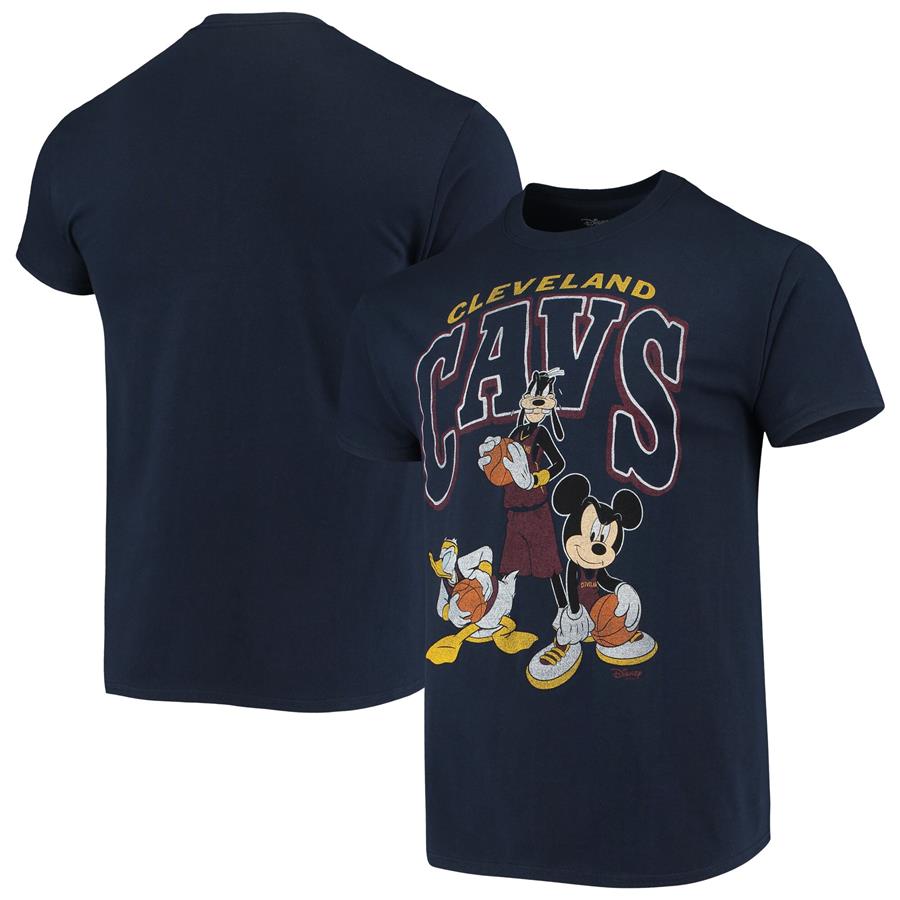 Cleveland Cavaliers Junk Food Disney Mickey Squad T-Shirt - Navy