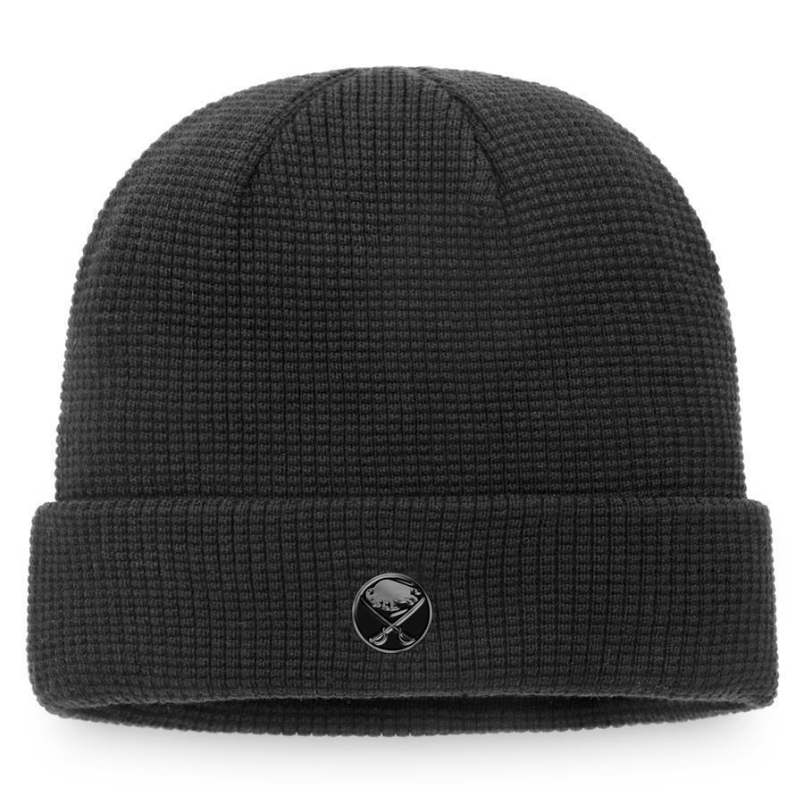 Buffalo Sabres Fanatics Branded Authentic Pro Black Ice Cuffed Knit Hat - Black