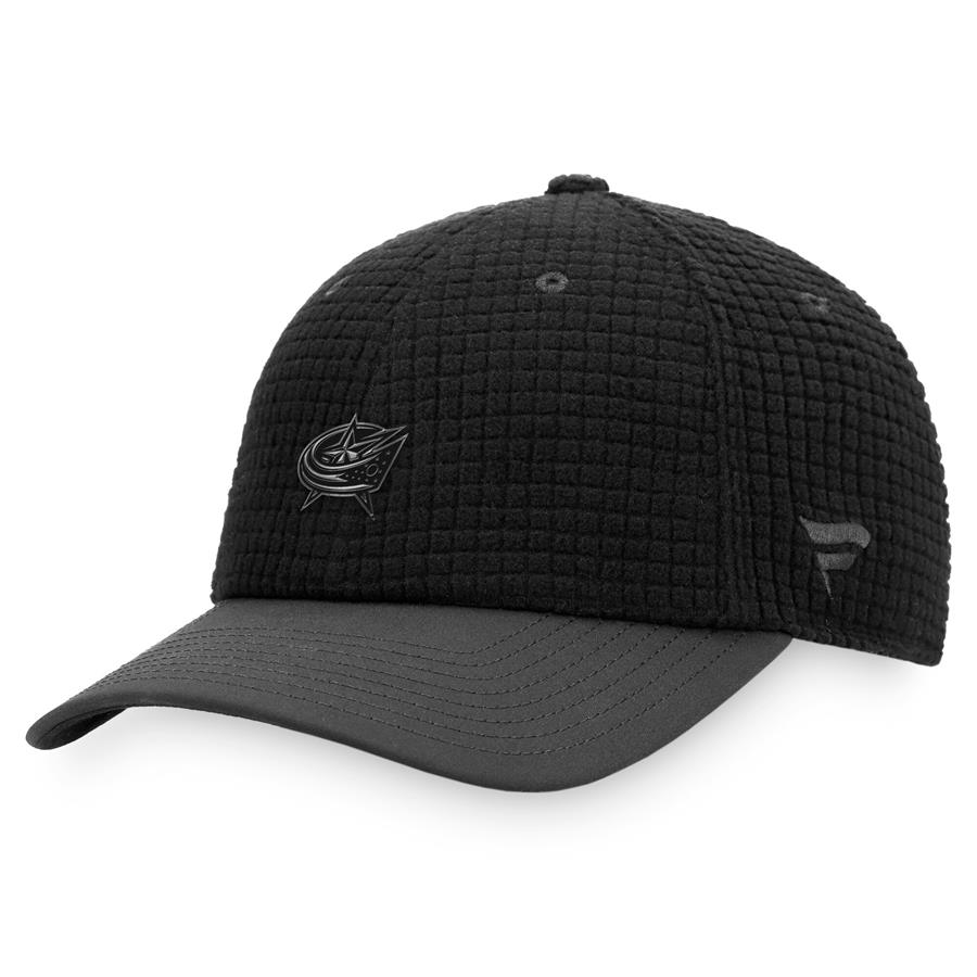 Columbus Blue Jackets Fanatics Branded Authentic Pro Black Ice Adjustable Snapback Hat - Black