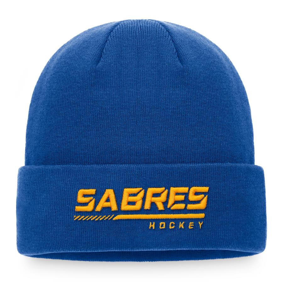 Buffalo Sabres Fanatics Branded Authentic Pro Locker Room Cuffed Knit Hat - Royal