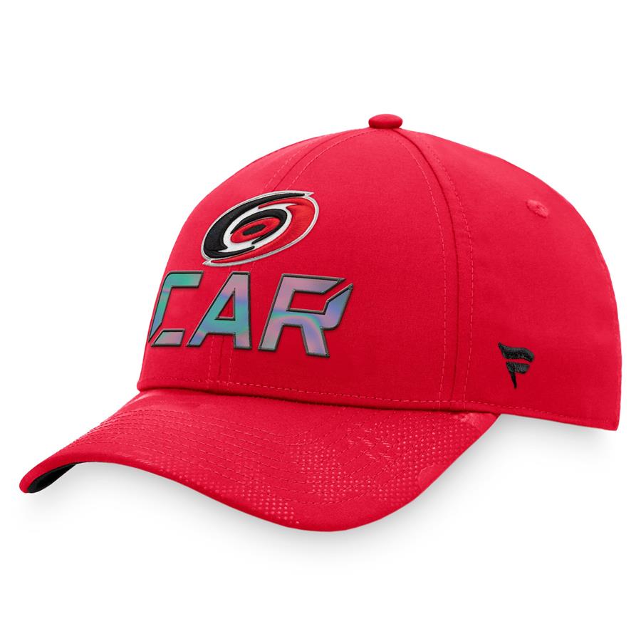 Carolina Hurricanes Fanatics Branded Authentic Pro Team Locker Room Adjustable Hat - Red