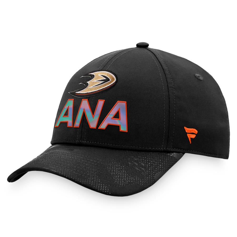 Anaheim Ducks Fanatics Branded Authentic Pro Team Locker Room Adjustable Hat - Black