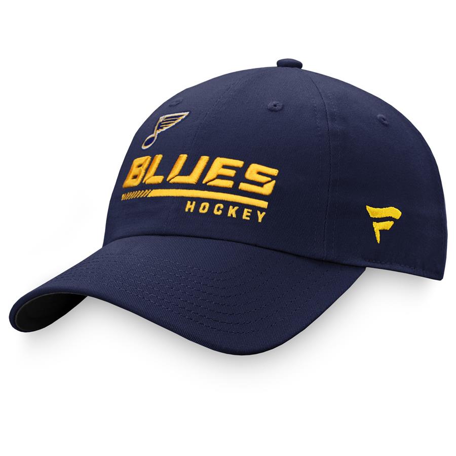 St. Louis Blues Fanatics Branded Authentic Pro Locker Room Team Adjustable Hat - Navy