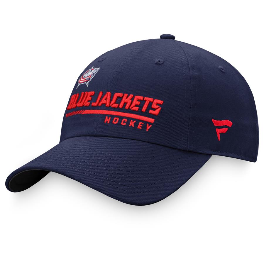 Columbus Blue Jackets Fanatics Branded Authentic Pro Locker Room Team Adjustable Hat - Navy