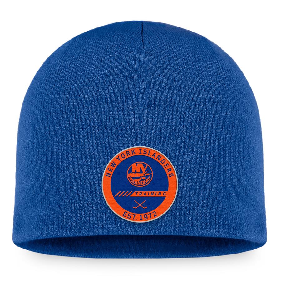 New York Islanders Fanatics Branded Authentic Pro Training Camp Practice Beanie - Royal
