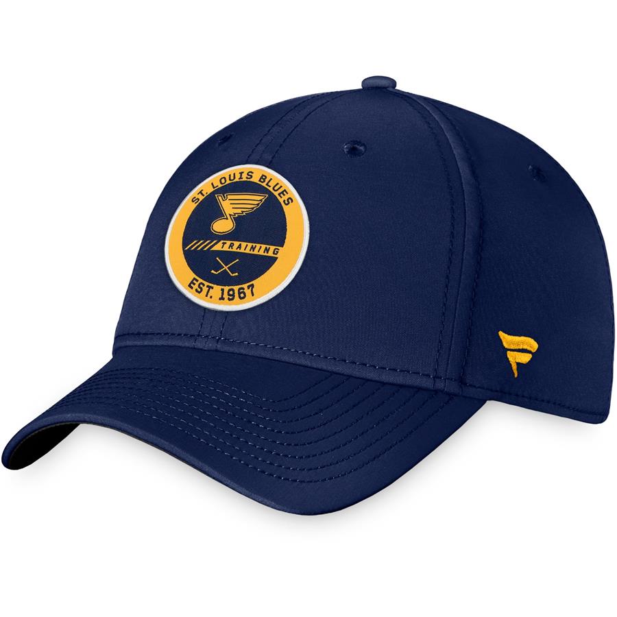St. Louis Blues Fanatics Branded Authentic Pro Team Training Camp Practice Flex Hat - Navy