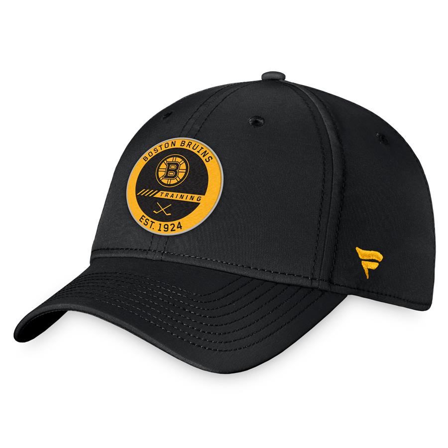 Boston Bruins Fanatics Branded Authentic Pro Team Training Camp Practice Flex Hat - Black
