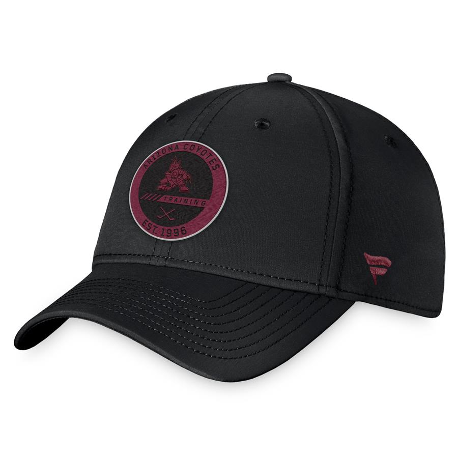 Arizona Coyotes Fanatics Branded Authentic Pro Team Training Camp Practice Flex Hat - Black