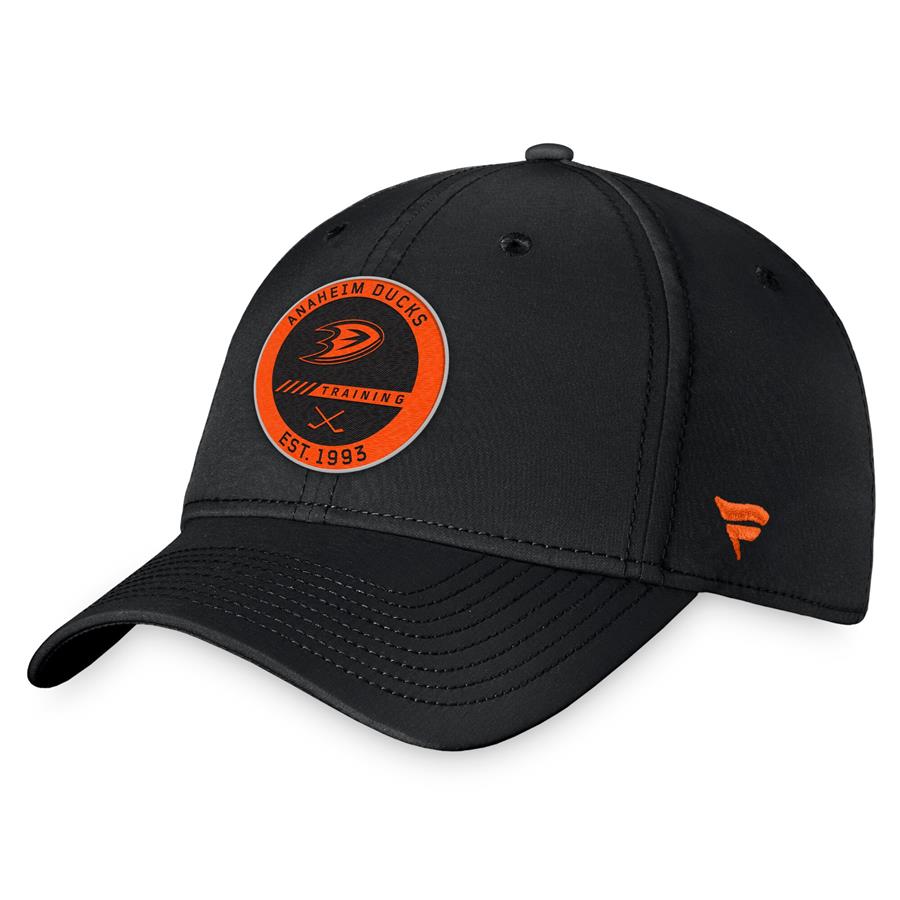 Anaheim Ducks Fanatics Branded Authentic Pro Team Training Camp Practice Flex Hat - Black