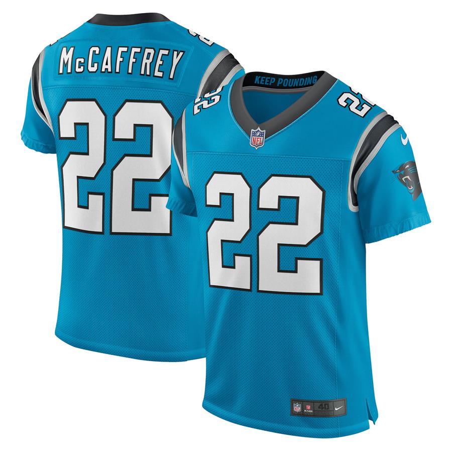 Christian McCaffrey Carolina Panthers Nike Alternate Vapor Elite Player Jersey - Blue
