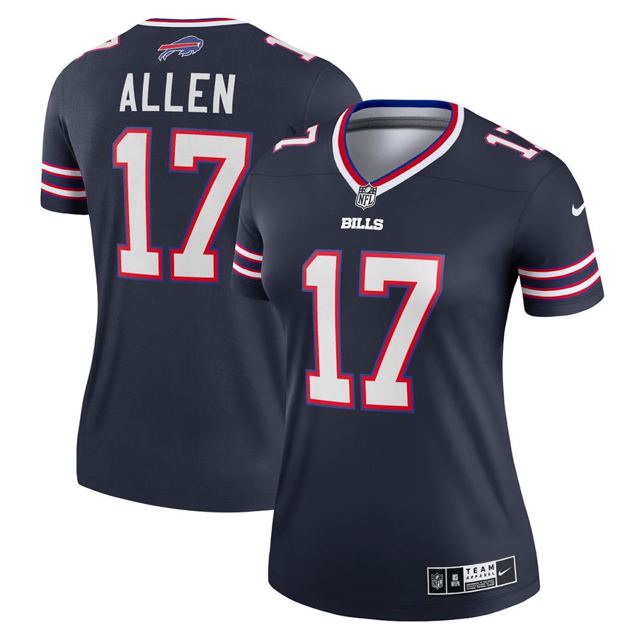 Josh Allen Buffalo Bills Nike Women's Inverted Legend Jersey - Navy