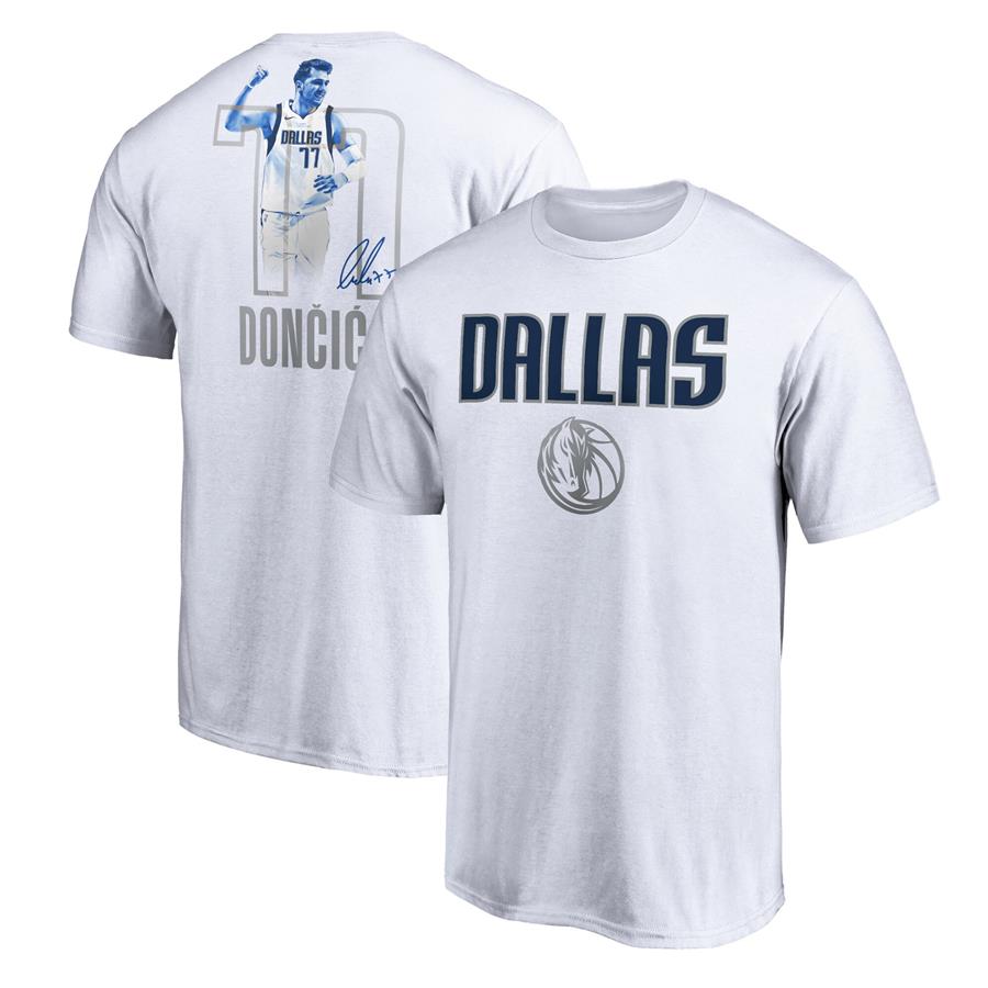 Luka Doncic Dallas Mavericks Fanatics Branded In the Key T-Shirt - White
