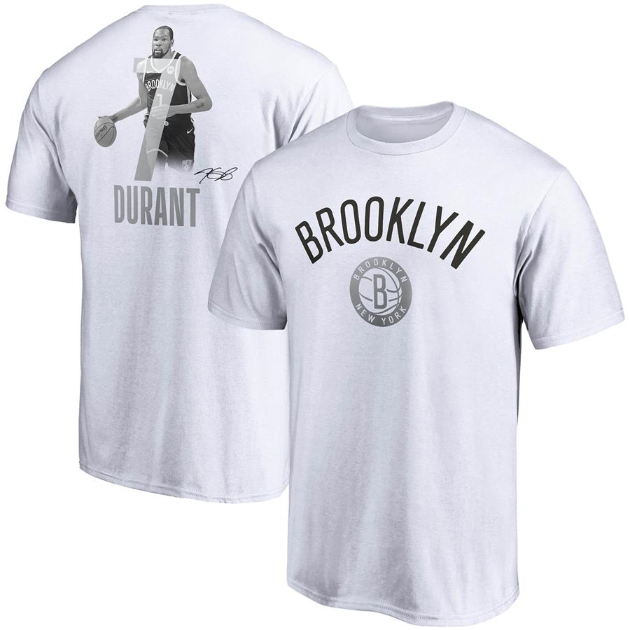 Kevin Durant Brooklyn Nets Fanatics Branded In the Key T-Shirt - White