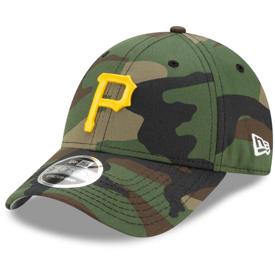 Pittsburgh Pirates New Era Latitude 9FORTY Snapback Hat - Camo