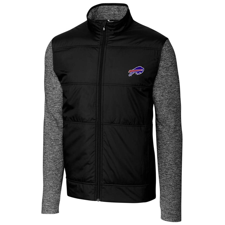 Buffalo Bills Cutter & Buck Stealth Full-Zip Jacket - Black